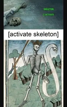 Skeleton meme 23