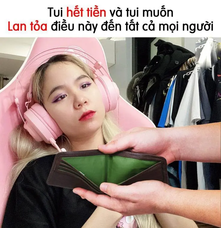 Meme hết tiền 16