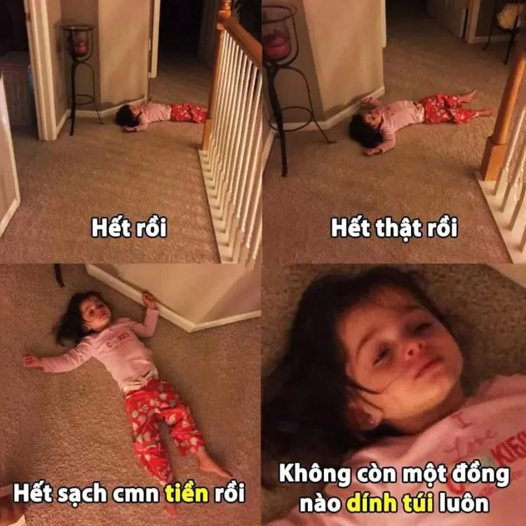 Meme hết tiền 31