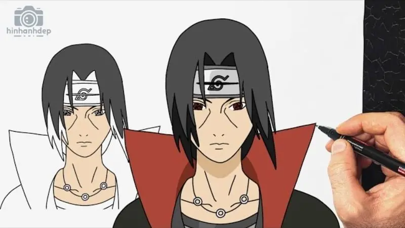 Bộ sưu tập tranh tô màu Itachi siêu ngầu dành cho bé 