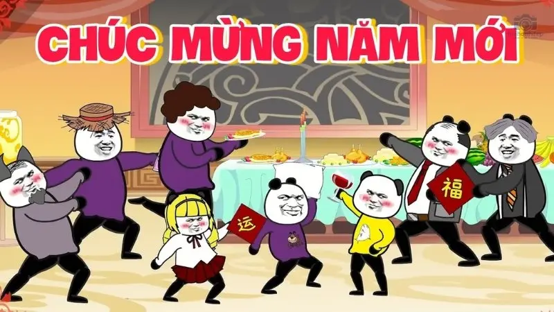 Tổng hợp meme chúc mừng năm mới độc đáo và thú vị nhất