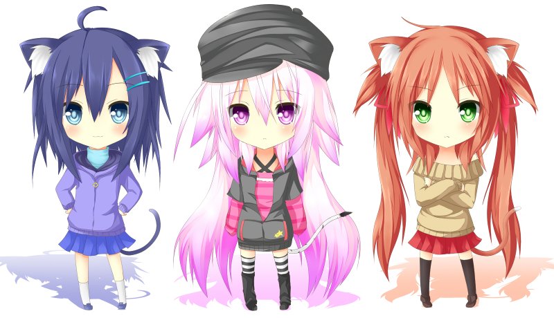 Ảnh anime chibi nhóm 2