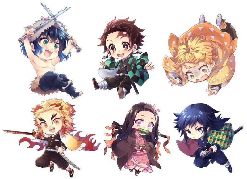 Ảnh anime chibi nhóm 5