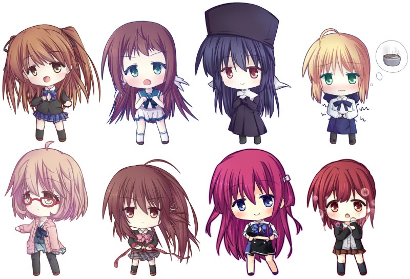 Ảnh anime chibi nhóm 12