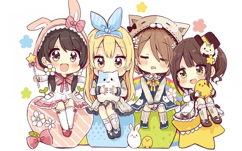 Ảnh anime chibi nhóm 17