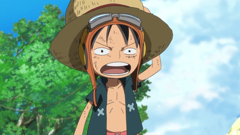 Ảnh anime Luffy dễ thương 9