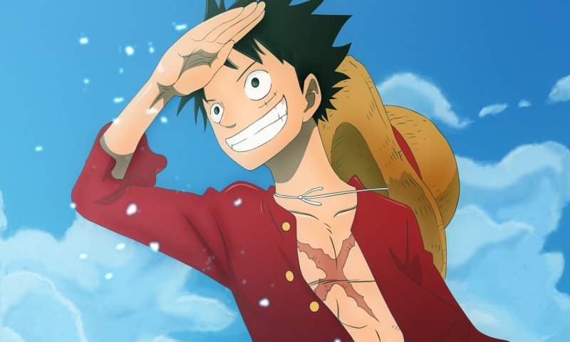 Ảnh anime Luffy dễ thương 3