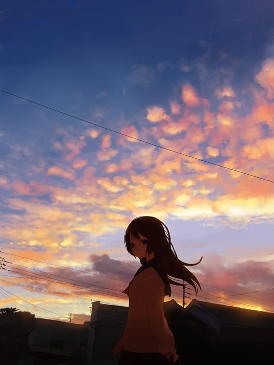 Avatar cô đơn nữ anime 10