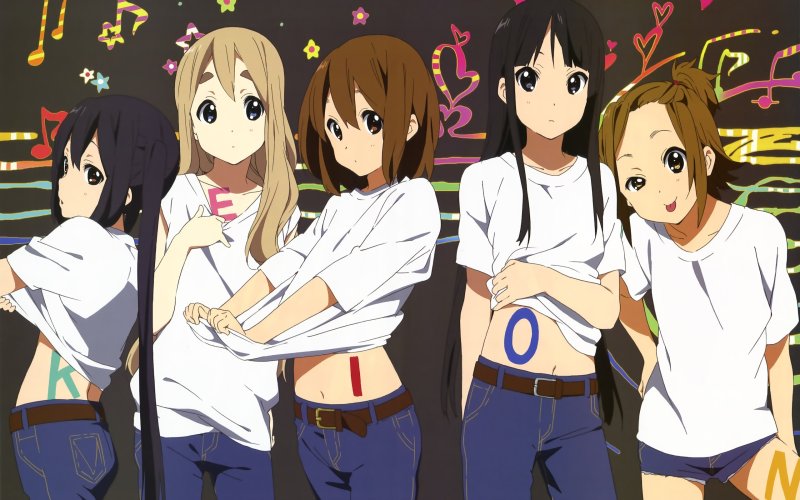 Ảnh chibi anime nhóm 5 người nữ dễ thương 11