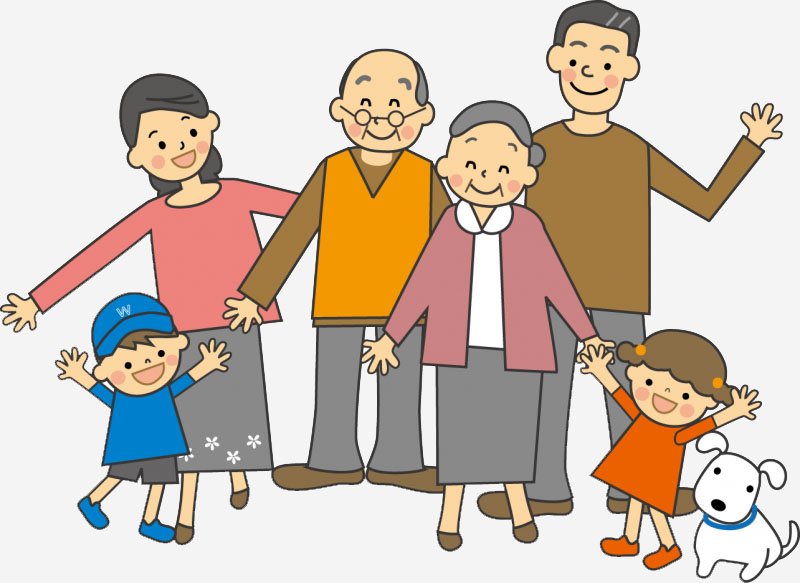 ảnh chibi hoạt hình gia đình hạnh phúc 27