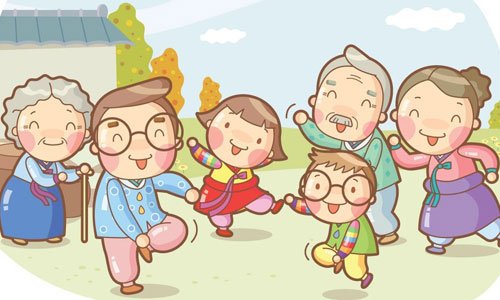 ảnh chibi hoạt hình gia đình hạnh phúc 6