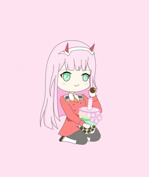 Ảnh chibi zero two dễ thương 7