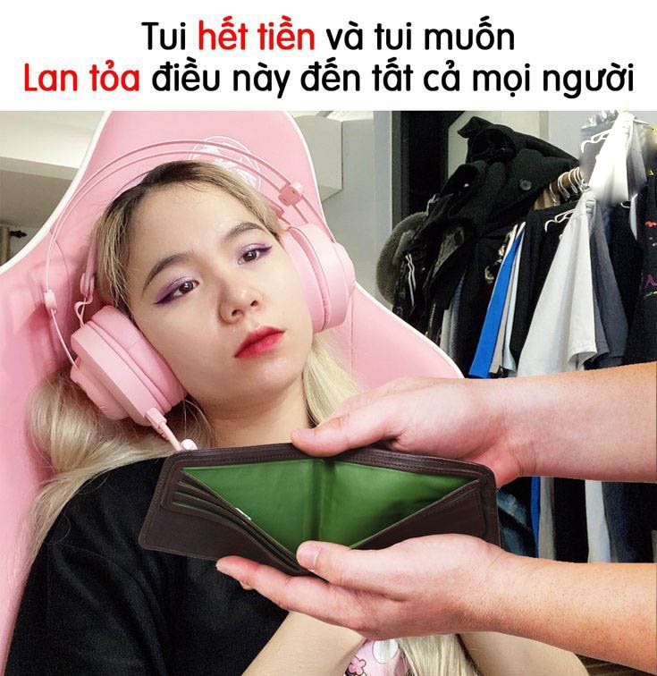 Hết tiền meme 12