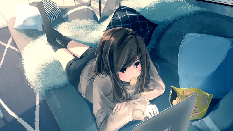 Hình nền anime nữ cho máy tính 24