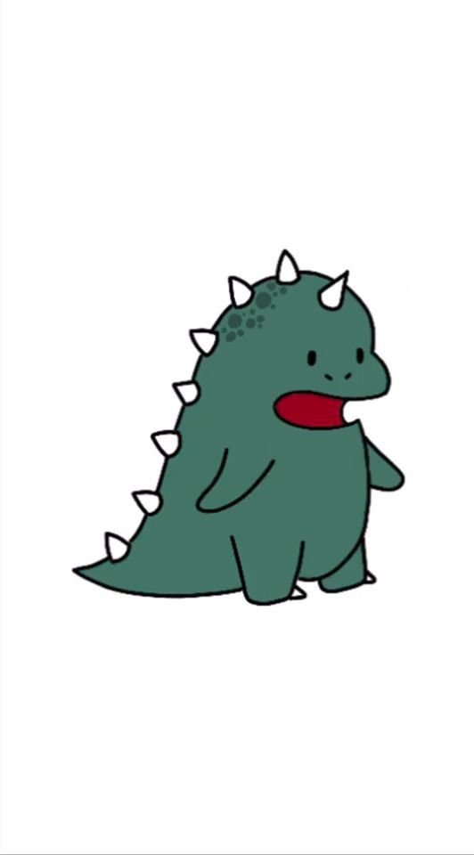 Hình nền khủng long cute cho điện thoại 12