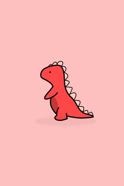 Hình nền khủng long cute cho điện thoại 13