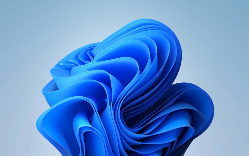 Hình nền màu xanh dương cho máy tính 4