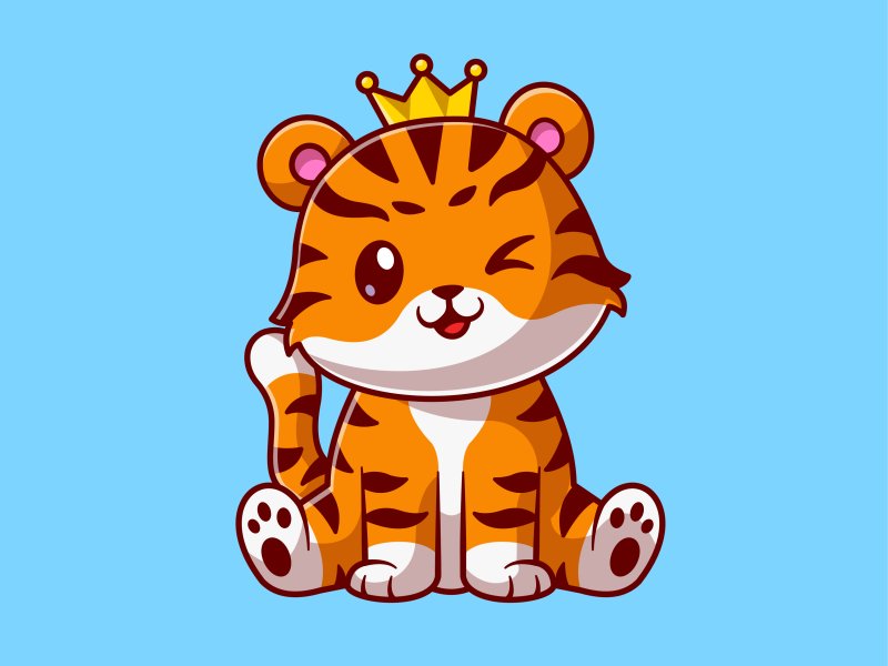  avatar hổ cute 22