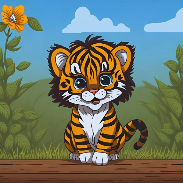  avatar hổ cute 4