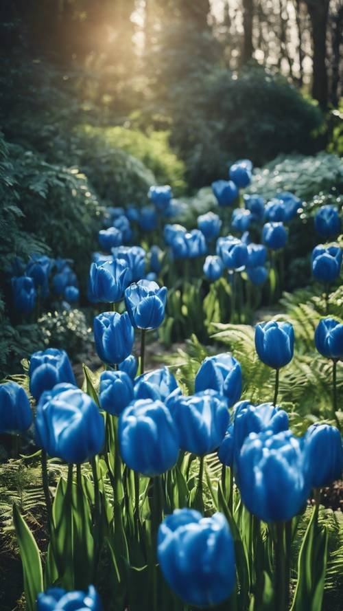 Hoa tulip xanh 6