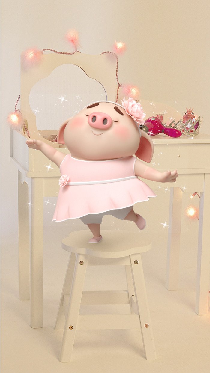 chibi avatar lợn cute 1