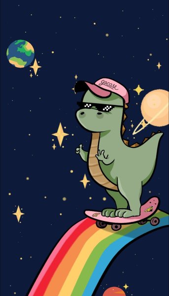 avatar hình nền khủng long cute ff 21
