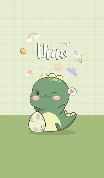 avatar hình nền khủng long cute ff 8