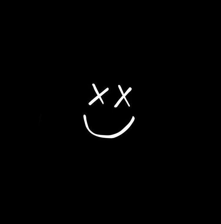 avatar hình mặt cười trắng đen 29