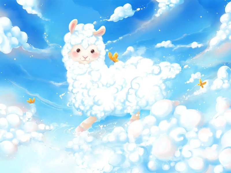 Avatar dễ thương ảnh mây cute 9