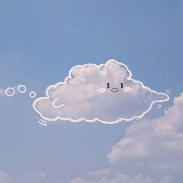 Avatar dễ thương ảnh mây cute 7