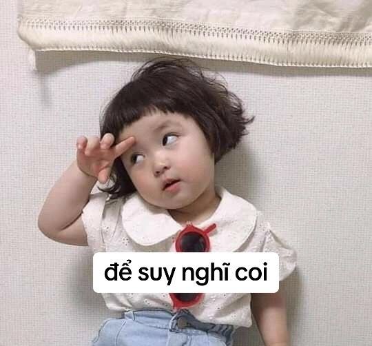 Meme ảnh em bé cute 16