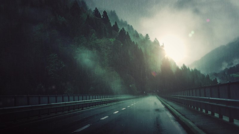 Phong cảnh con đường dẫn vào thung lũng sương mù 42