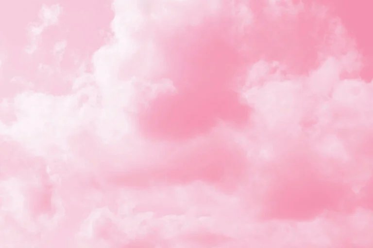 Phong cảnh đám mây màu hồng lãng mạn 4