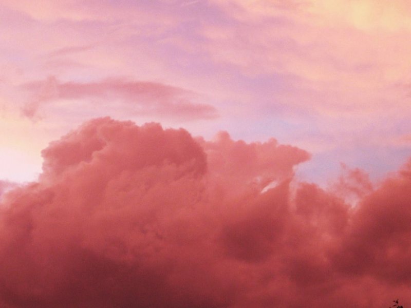  Phong cảnh đám mây màu hồng lãng mạn 6