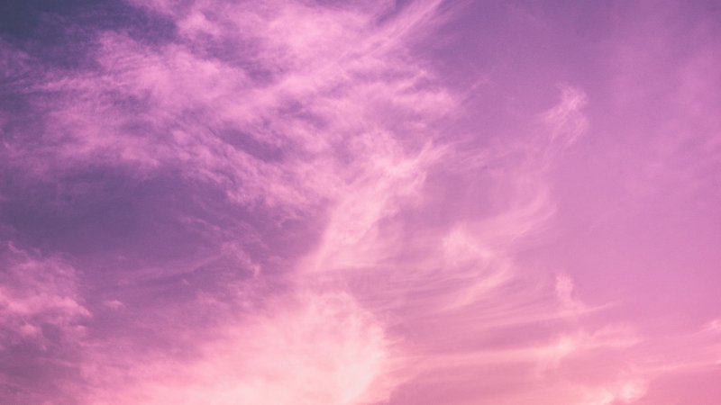Phong cảnh đám mây màu hồng lãng mạn 16