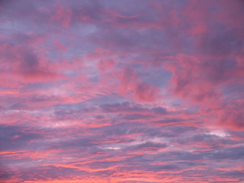 Phong cảnh đám mây màu hồng lãng mạn 22