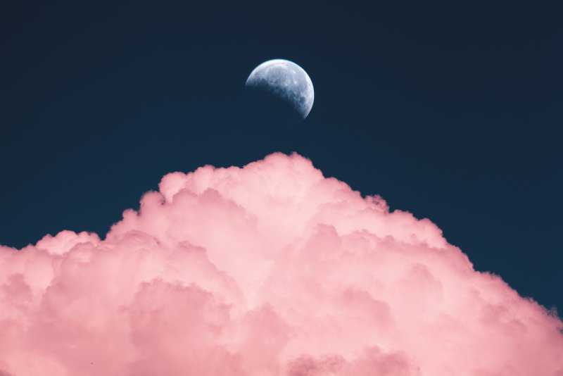 Phong cảnh đám mây màu hồng lãng mạn 39