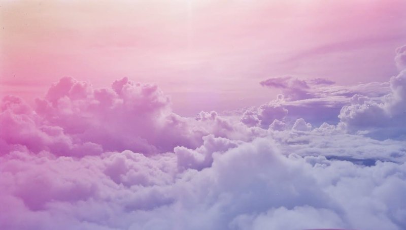 Phong cảnh đám mây màu hồng lãng mạn 40