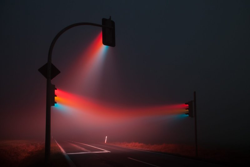 Phong cảnh đường phố sáng đèn 51