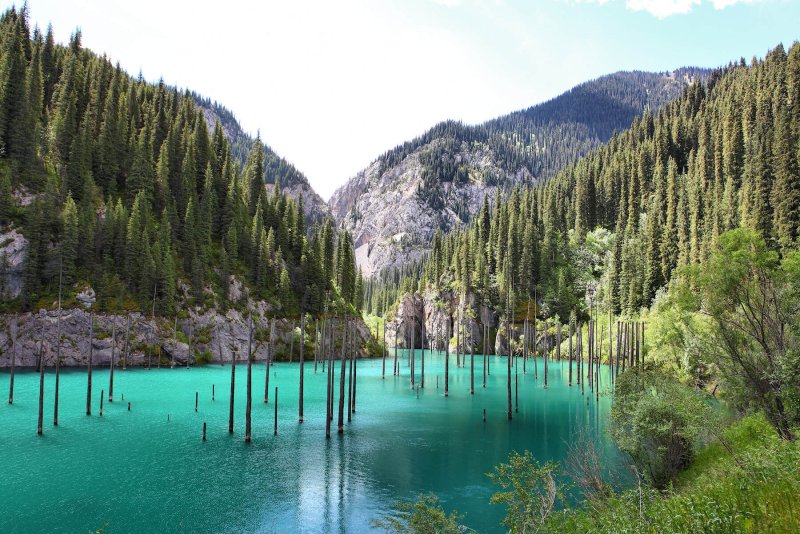 Phong cảnh hồ nước trong xanh 33