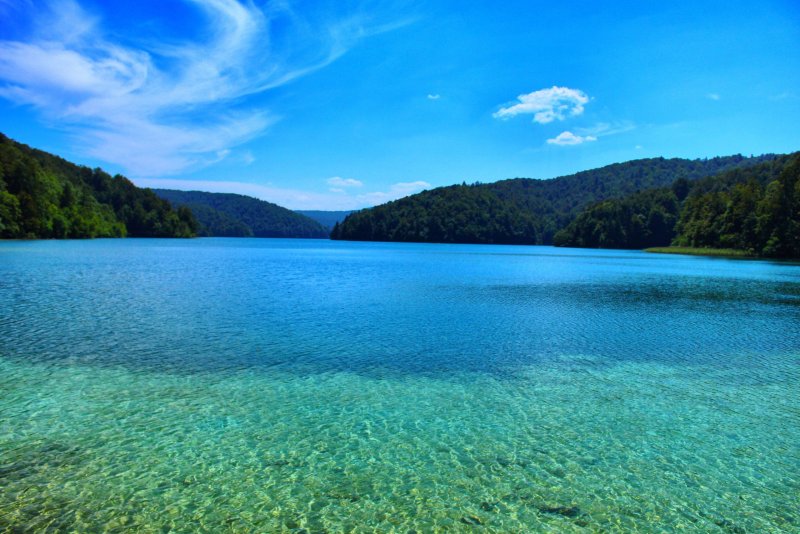 Phong cảnh hồ nước trong xanh 36