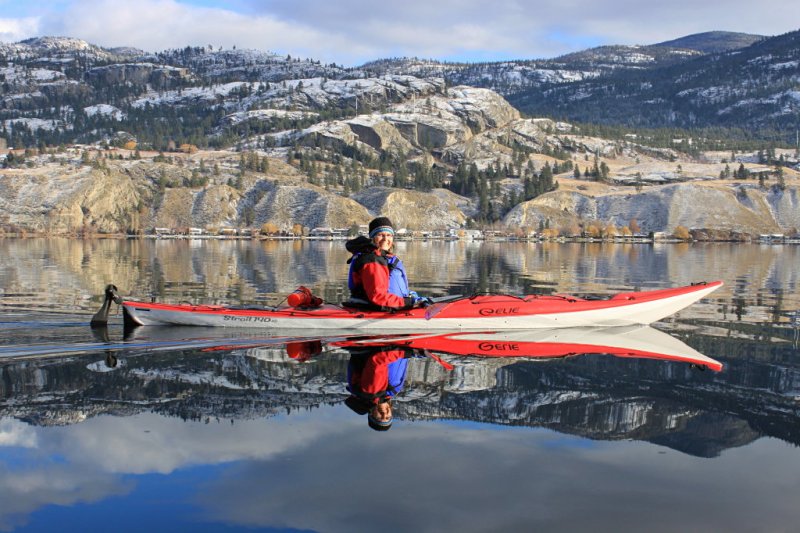 Phong cảnh thuyền kayak trên hồ 40