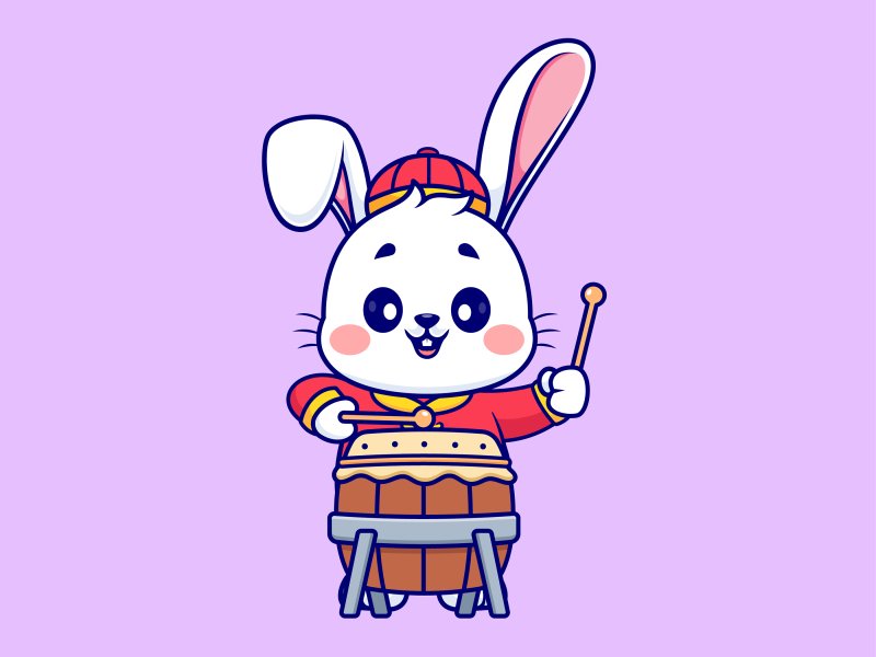 avatar thỏ cute 14