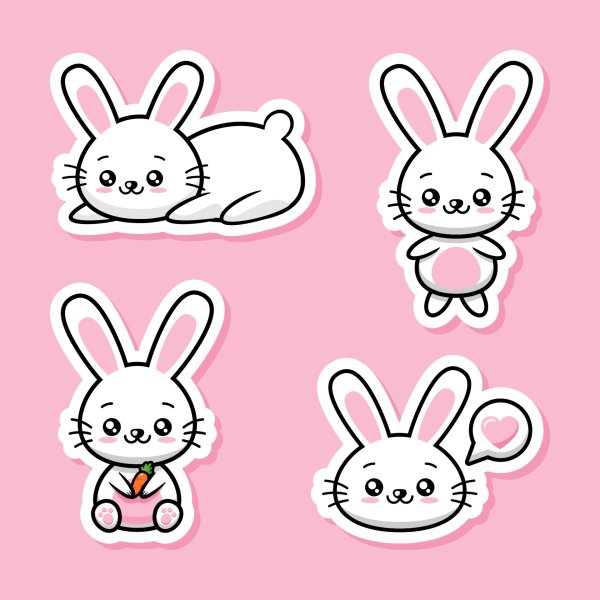  avatar thỏ cute 4