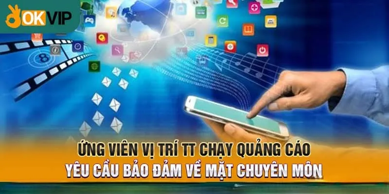 Ứng tuyển các vị trí TT chạy quảng cáo tại OKVIP