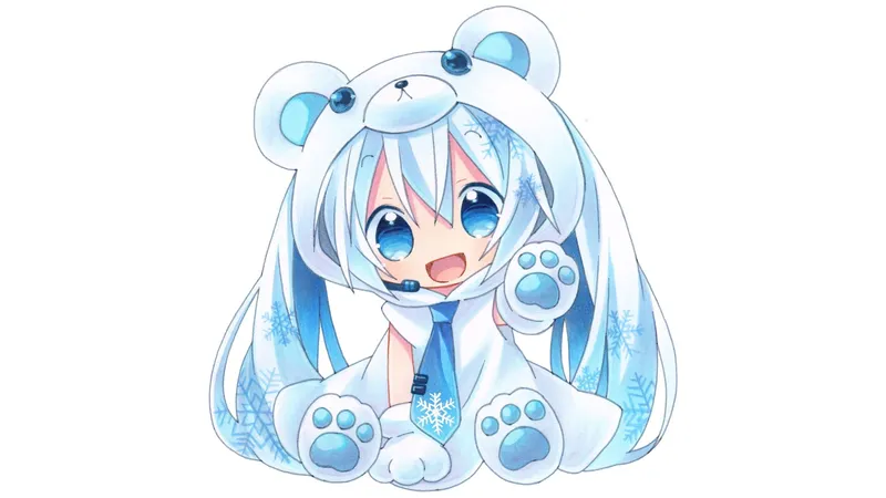 Hình nền anime chibi dễ thương 4