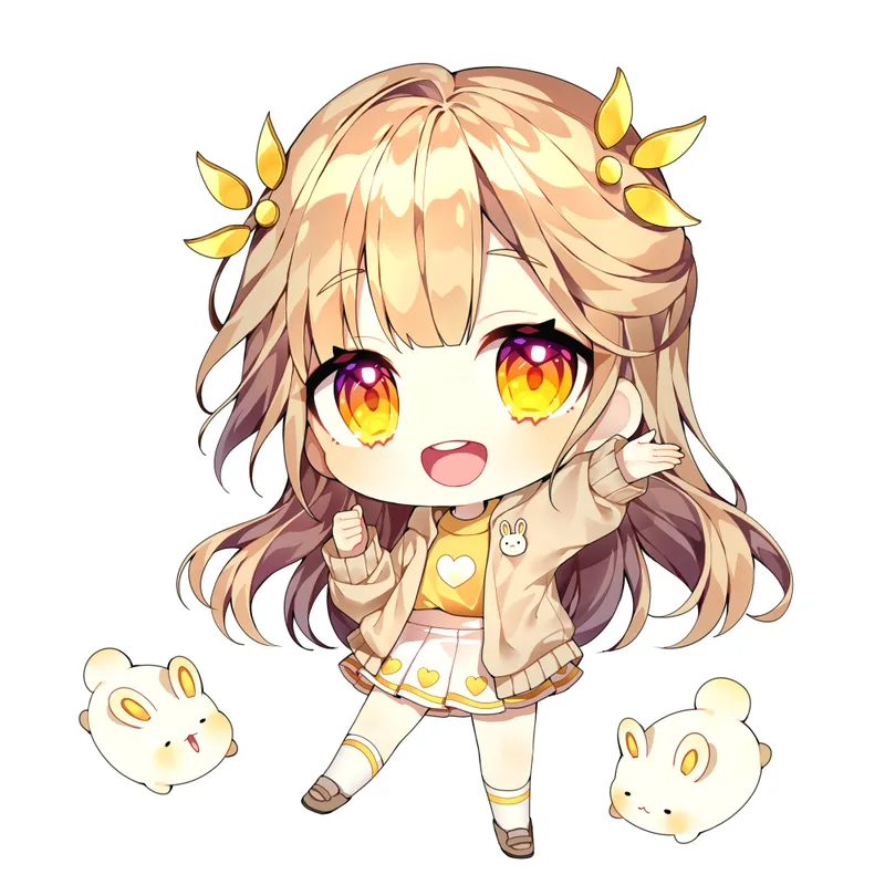 Hình nền anime chibi dễ thương 15