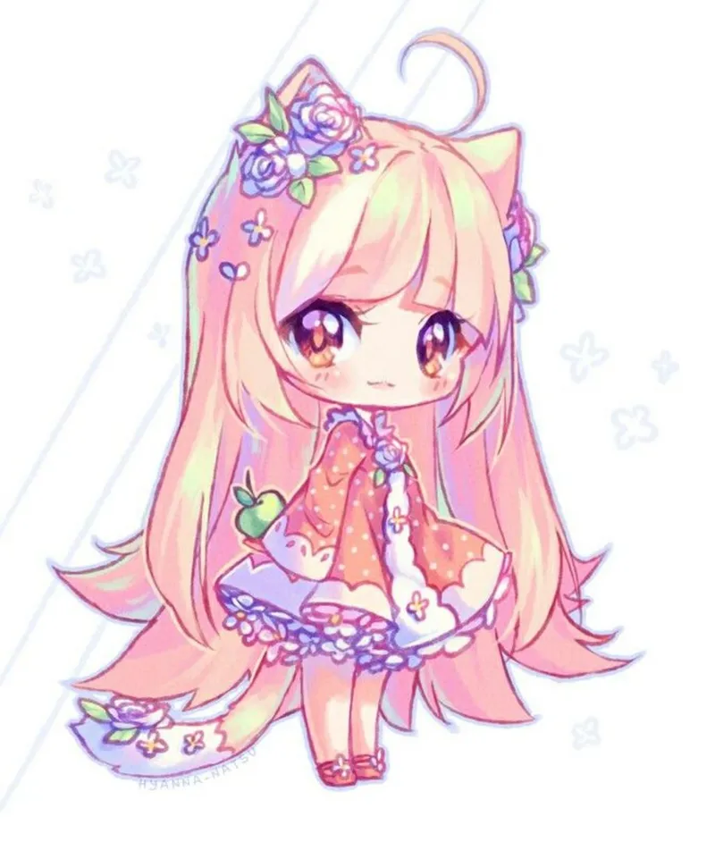 Hình nền anime chibi dễ thương 38